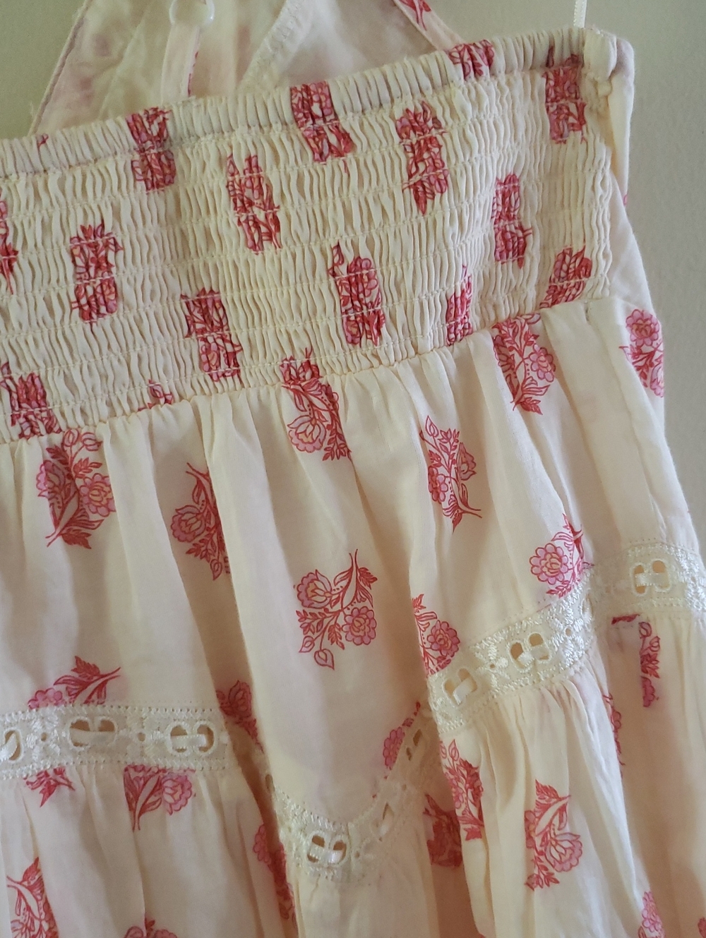 Patrons Of Peace NWT Bohemian Cotton Mini Tiered Dress - M - Picture 10 of 15